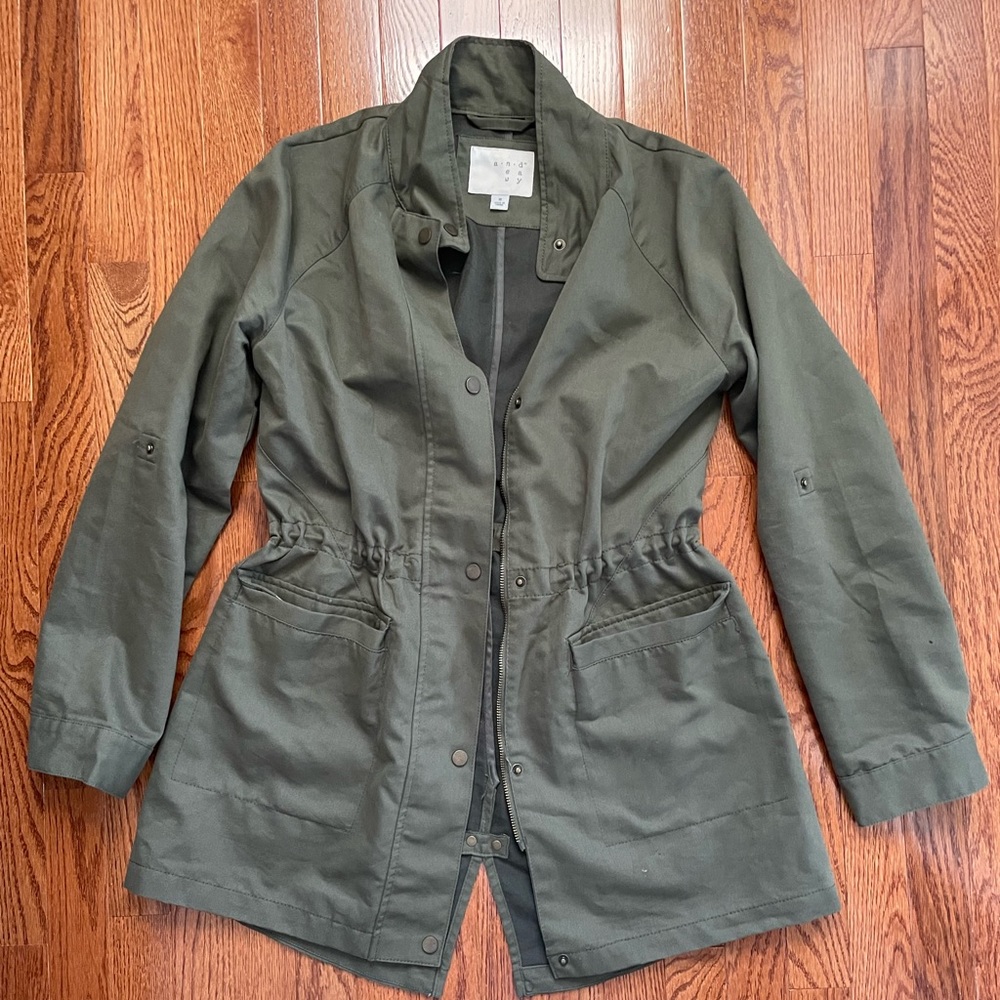 Green army jacket